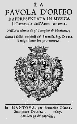 Frontispice Orfeo