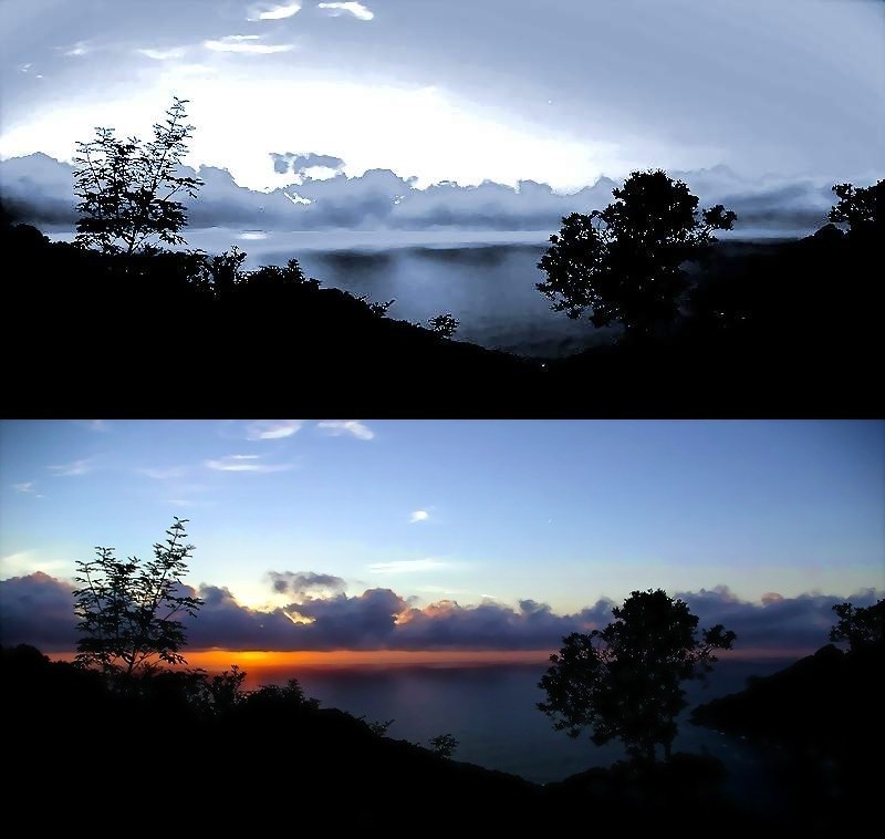 Le creux du jour violence douce le temps palpite