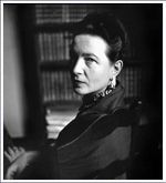 Simone de Beauvoir par Elliott Erwitt (1952) Beauvoir Elliot Erwitt