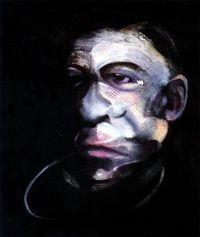 Portrait de Jacques Dupin par Francis Bacon, 1990. Collection du FNAC, dépôt au Musée de Picardie (Amiens) en 1992. Portrait of Jacques Dupin Francis Bacon 1990