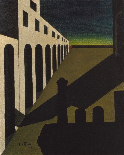Chirico La_matin_e_angoissante__1912