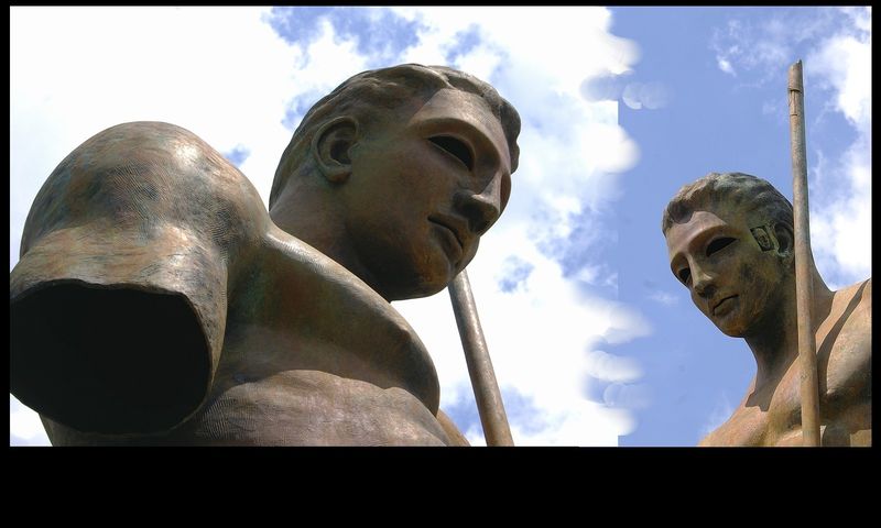 Le doryphore supposé de Igor Mitoraj