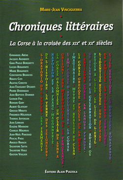 Marie-Jean Vinciguerra, Chroniques littéraires Chroniques littéraires