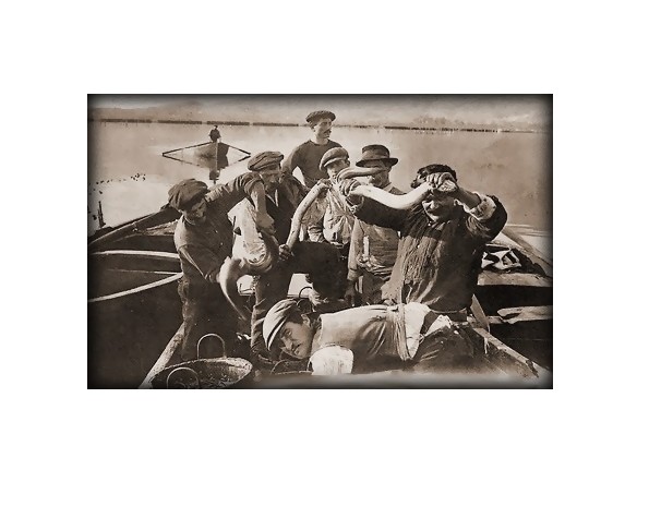 Pêcheurs d'anguilles à Bigulia