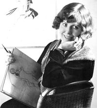 Hilla Rebay at the age of 45- New York- 1935