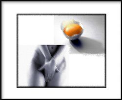 Je suis un jaune | qui se crève | dans le blanc | de ta mastication Je suis un jaune