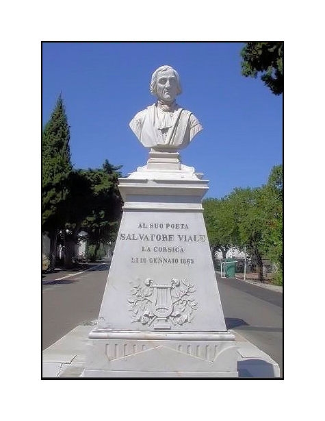 Salvatore Viale, buste du sculpteur florentin Lazzarini, 1865