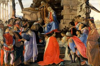Botticelli , L'Adoration des Mages