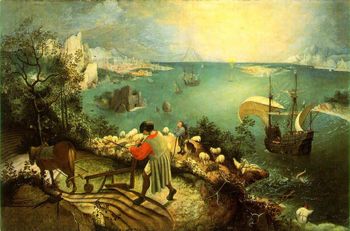 Bruegel, Icare