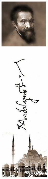 Marque page Michelangelo Buonarroti