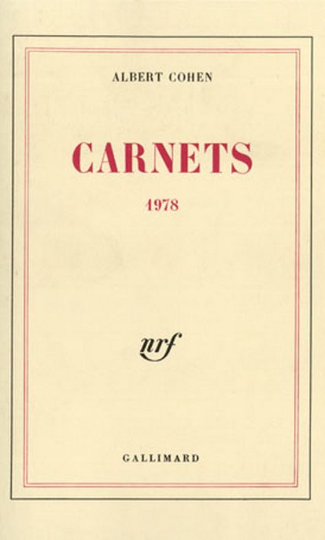 Cohen, Carnets
