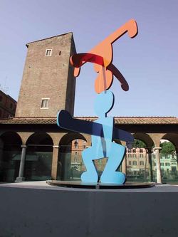 Keith Haring, Roma Keith Haring, Chiostro del Bramante