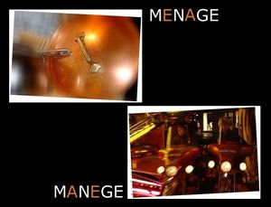un drôle de manège poétique MANEGE MENAGE