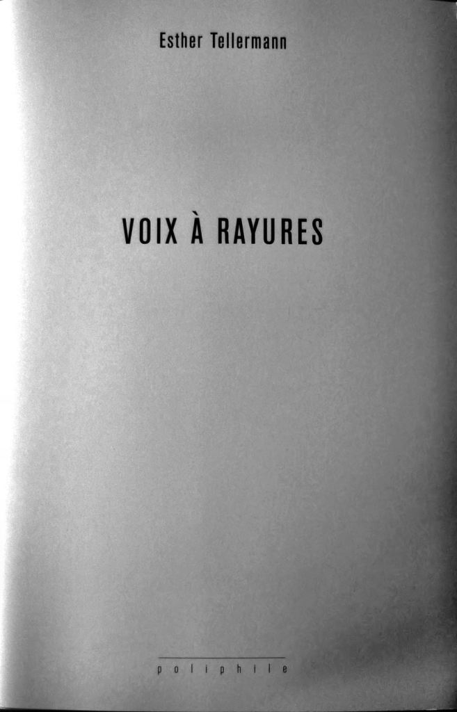 Voix à Rayures