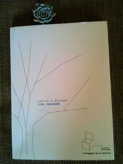 Cécile A Holdban, Ciel passager, L’Échappée Belle édition, 2012. Ciel passager