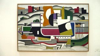 Fernand leger le grand remorqueur 1923  Musée National FERNAND LEGER à BIOT