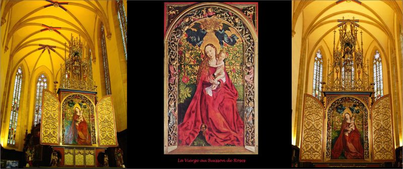 La Vierge au buisson de roses