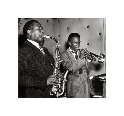 Charlie Parker et Miles Davis