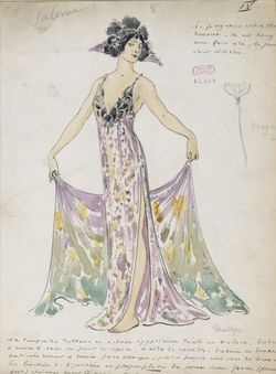 Maquette de costume pour Salomé Maquette de costume pour Salomé