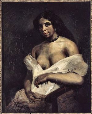 Eugène Delacroix, Aspasie, Montpellier, Musée Fabre Delacroix, Aspasie