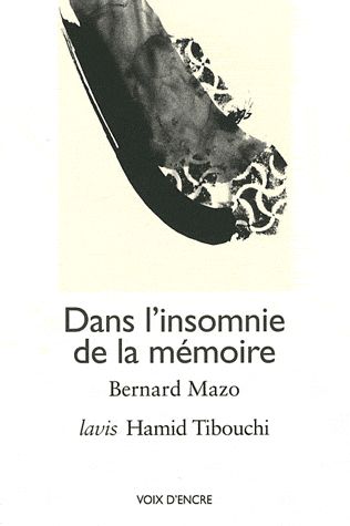 Bernard Mazo, Dans l'insomnie de la mémoire, Voix d'encre, 2011.