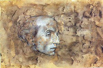 Hans Bellmer, Portrait de Joe Bousquet Hans Bellmer, Portrait de Joe Bousquet