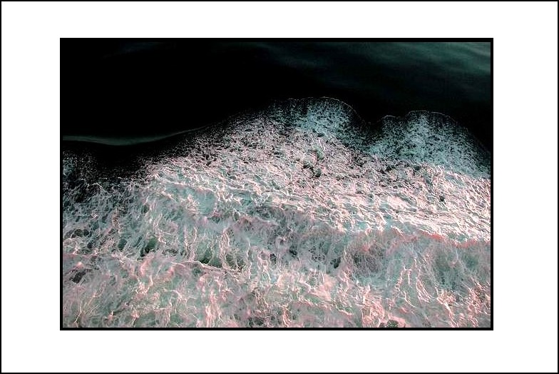 La mer se décolore et le rouge domine