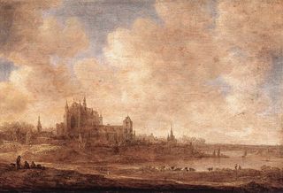 Jan Van Goyen, Vue de Leyde, 1643 Va Goyen, Vue de Leyde, 1643, 2