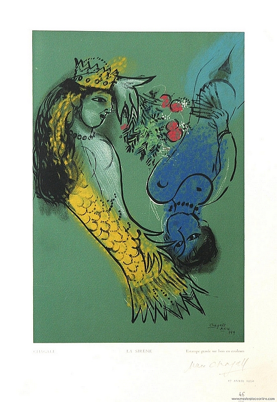 La Sirene - Marc Chagall  - 