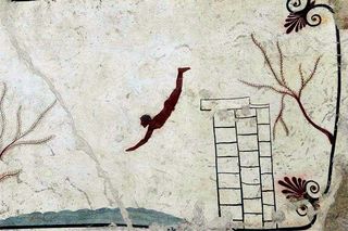 Paestum, Tombe du plongeur Boutès