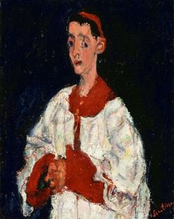 Chaïm Soutine, L’Enfant de chœur, vers 1927-28 Chaim Soutine - Enfant de choeur (1927)