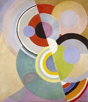 Sonia Delaunay, Rythme coloré, 1946, Collection privée, Etats-Unis Sonia Delaunay, Rythme coloré, 1946. PNG