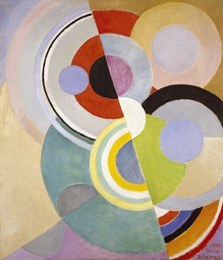 Sonia Delaunay, Rythme coloré, 1946. PNG