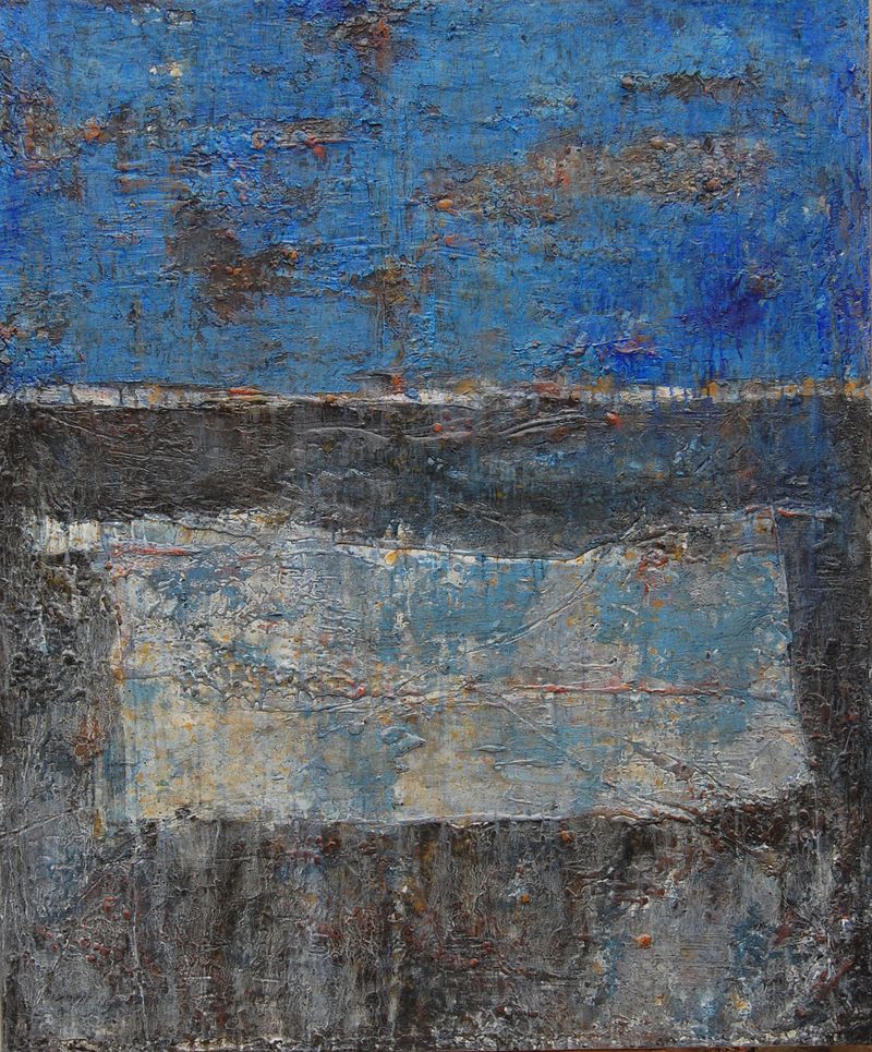 De l'éternel Azur 161 x 140 cm 2010