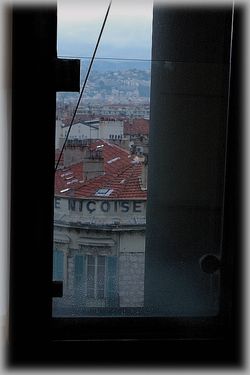 Jour pluvieux d'un été niçois.