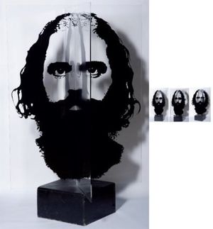 Allen Ginsberg par Bernard Rancillac GINSBERG PAR RANCILLAC