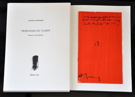 Maurice Benhamou, Tréfonds du temps, suivi de Trait-Fond, Éditions Unes, 2013 Tréfonds du temps
