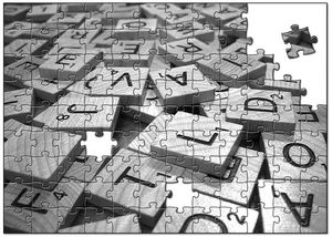 Infinitivus IFINITIF SCRABBLE PUZZLE