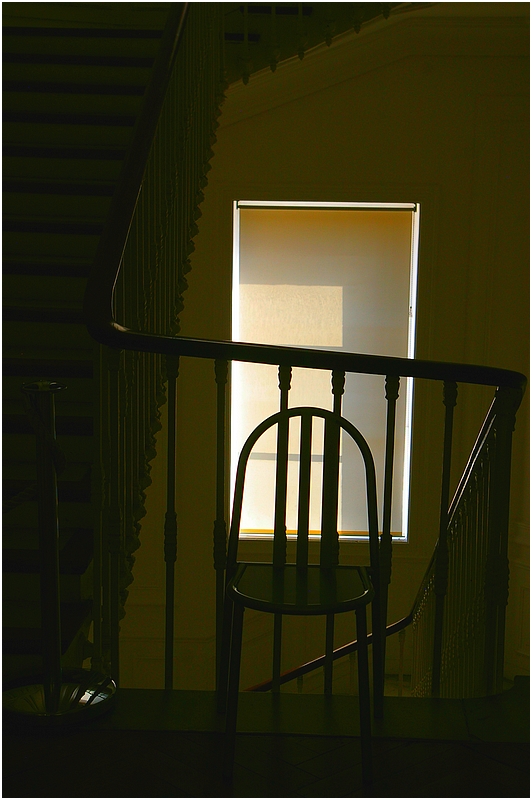 Tu t'es détachée du cadre de la fenêtre