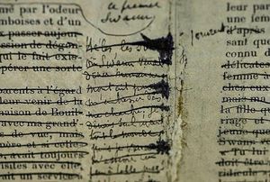 Rature est l’un des petits noms du chaos épreuves raturées