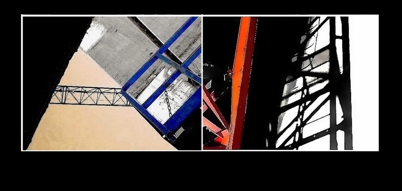 Je laisse les espaces noirs s’intercaler au vide