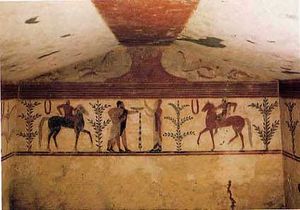 Tarquinia, Tomba del barone Tarquinia, Tomba del barone