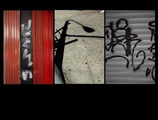 L’encre immiscée pointe un seuil | où le poème existe. L’encre immiscée pointe un seuil où le poème existe.