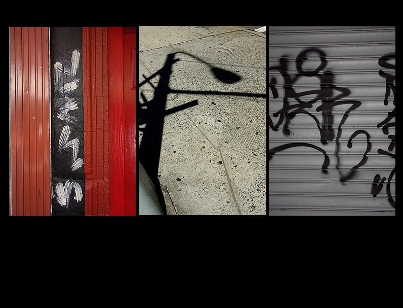 L’encre immiscée pointe un seuil où le poème existe.