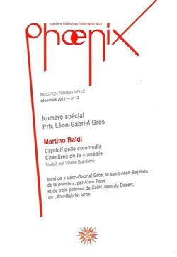 Revue Phœnix n°12 – décembre 2013. Numéro spécial Prix Léon-Gabriel Gros Couv-phoenix12 1