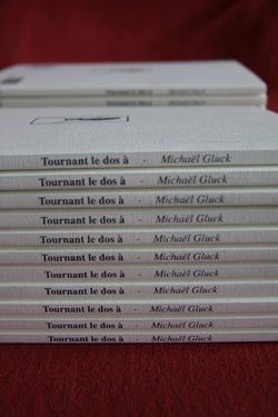 Michaël Glück, Tournant le dos à, Lanskine, 2013. Tournant le dos à
