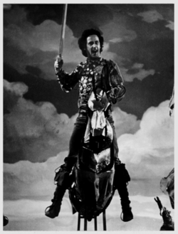 Orlando dans L'Orlando furioso d'Ariosto-Sanguineti, mis en scène par Luca Ronconi Luca Ronconi