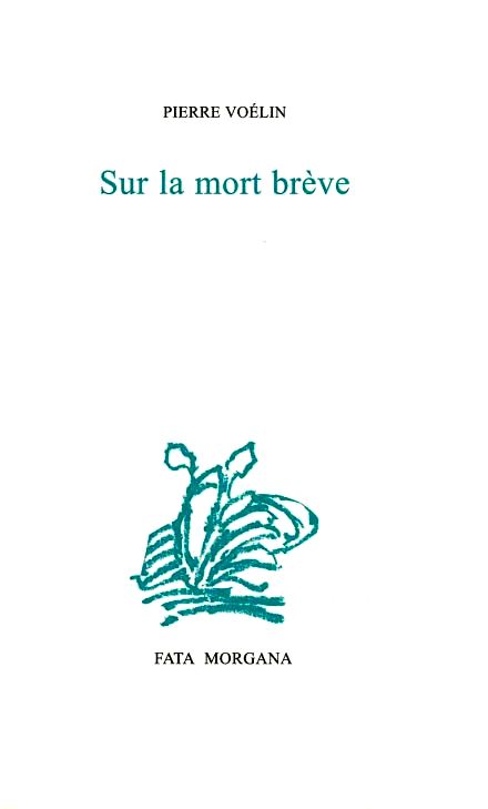 Pierre Voélin  Sur la mort brève 2