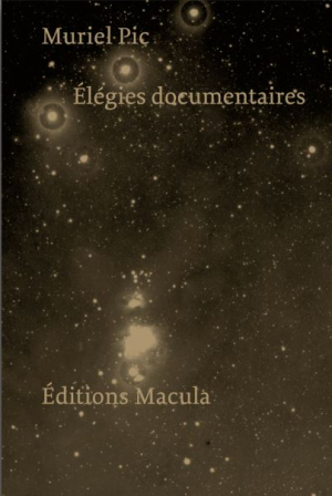 Muriel Pic, Élégies documentaires, éditions Macula, Collection Opus incertum, 2016. Muriel Pic