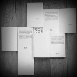 Agnès Rouzier, Non, rien, Zoo éditions/Z, Collection Brûle-pourpoint dirigée par Stéphane Korvin, 2015. Non, rien